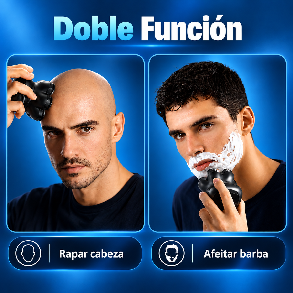 FlexContact 7D - Para hombres que llevan su cabeza rapada.